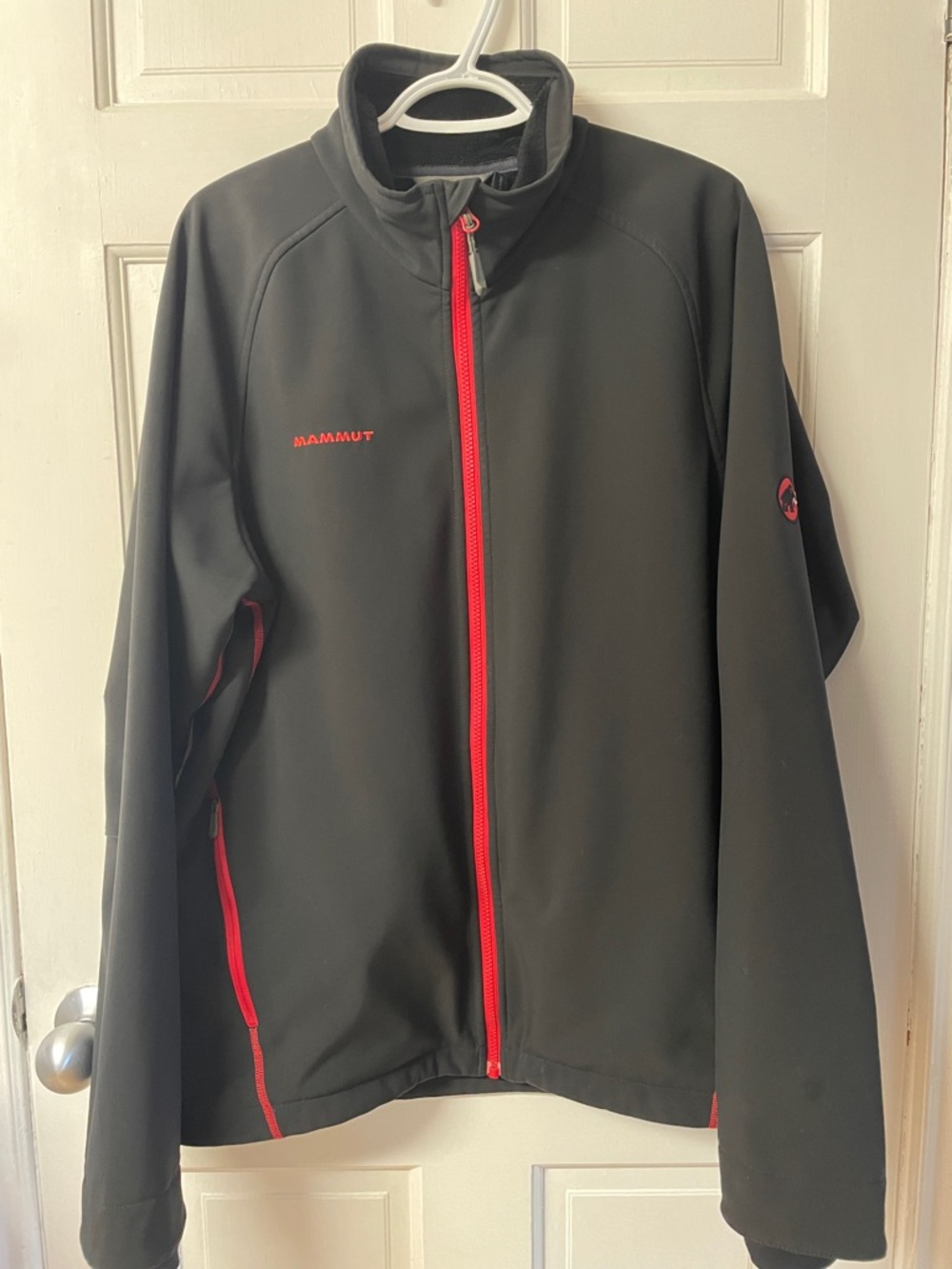 Mammut Softshell Jacket SOFtech Outdoor Windbreaker Gorpcore Men Size XL Black